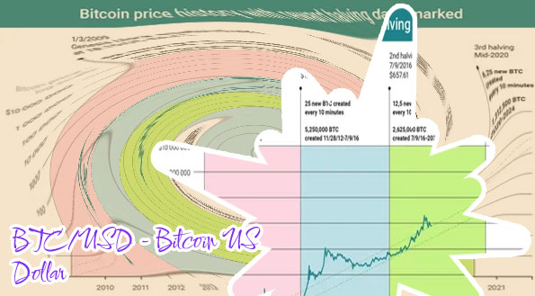 Halving bitcoin wykres